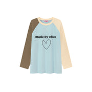 Logo Heart Color Long Sleeve T-Shirt