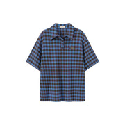 Retro Checked Loose Fit Shirt