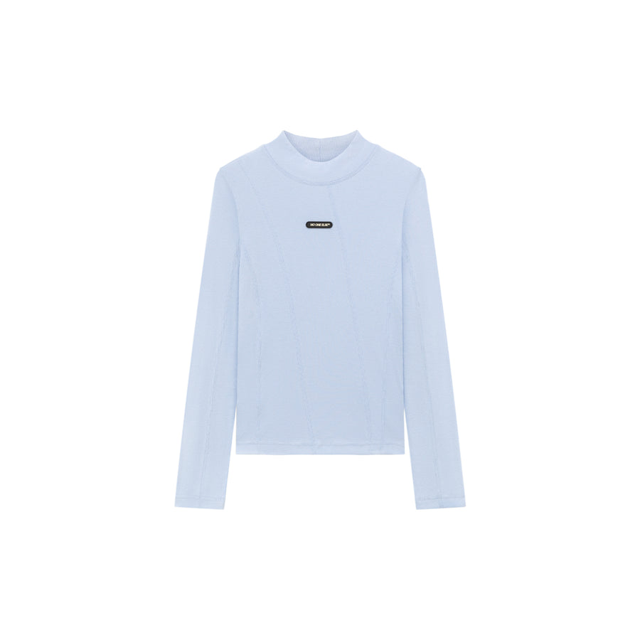 CHUU Color Stitch Slim T-Shirt