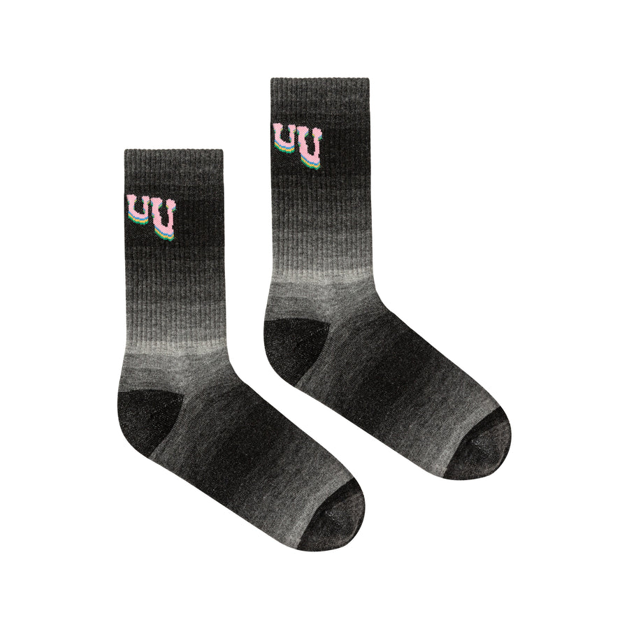 CHUU Logo Gradient Socks