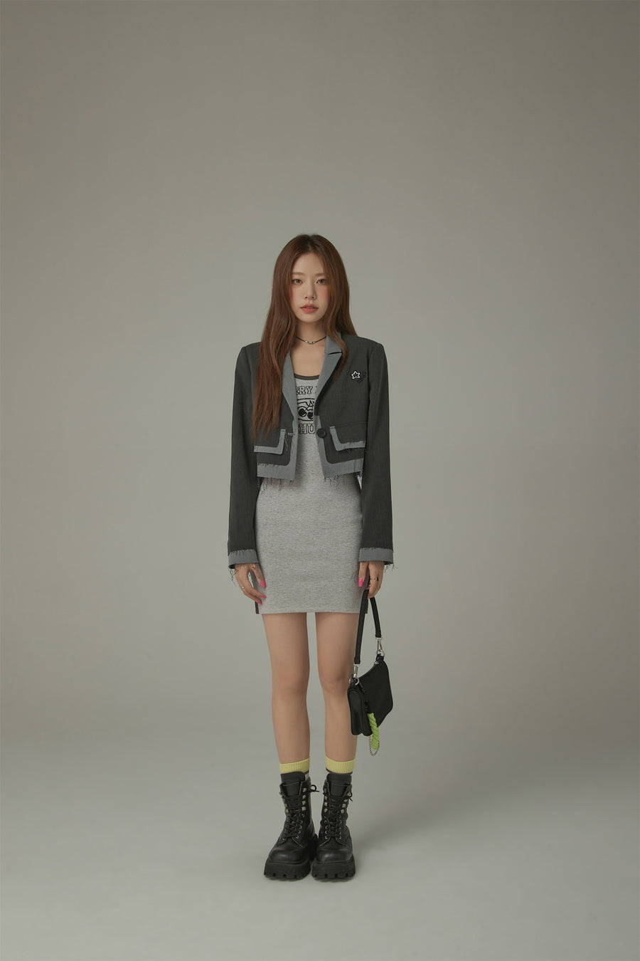 CHUU Cherry Bomb Sleeveless Mini Dress