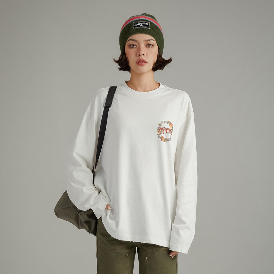 CHUU Mushroom Printed Boxy T-Shirt