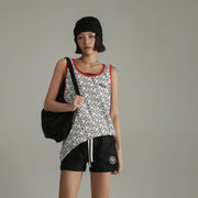 Line Colored Noe Sleeveless T-Shirt