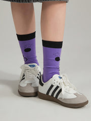 Mushroom Color High Socks