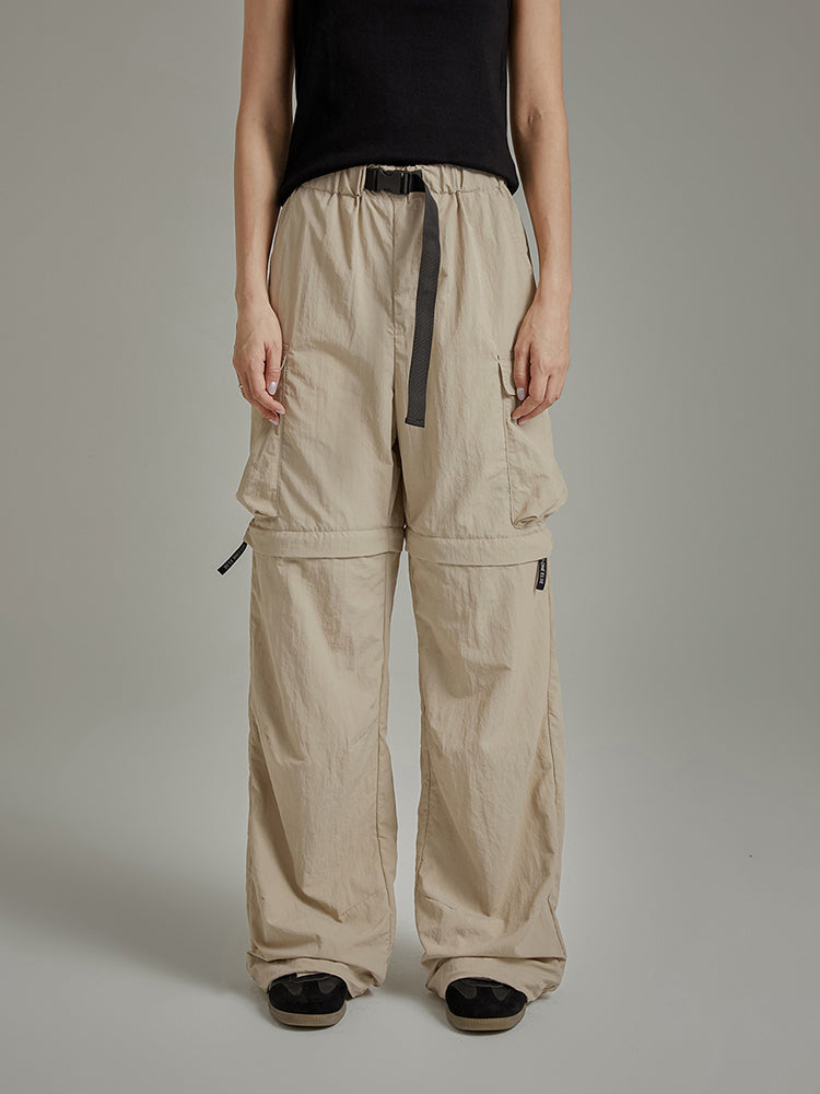 CHUU High Waist Drawstring Casual Pants