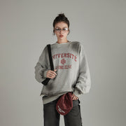 University Logo Lettering Sweatshirt