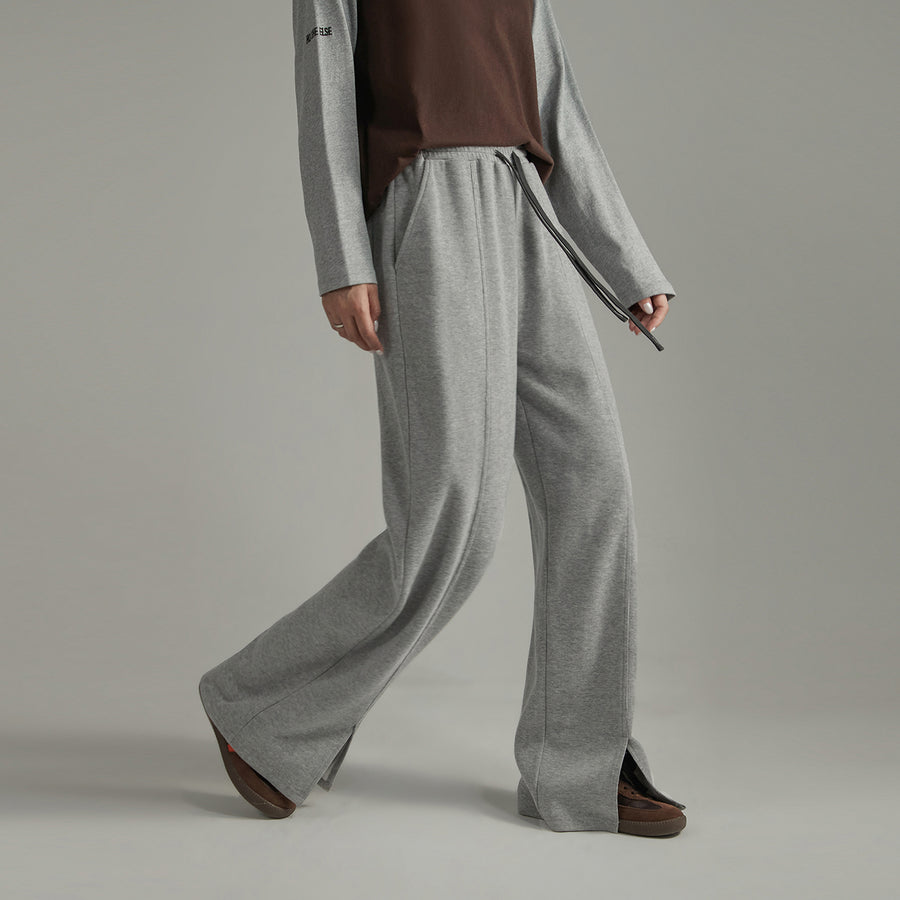 CHUU Slit Sweatpants Wide Pants