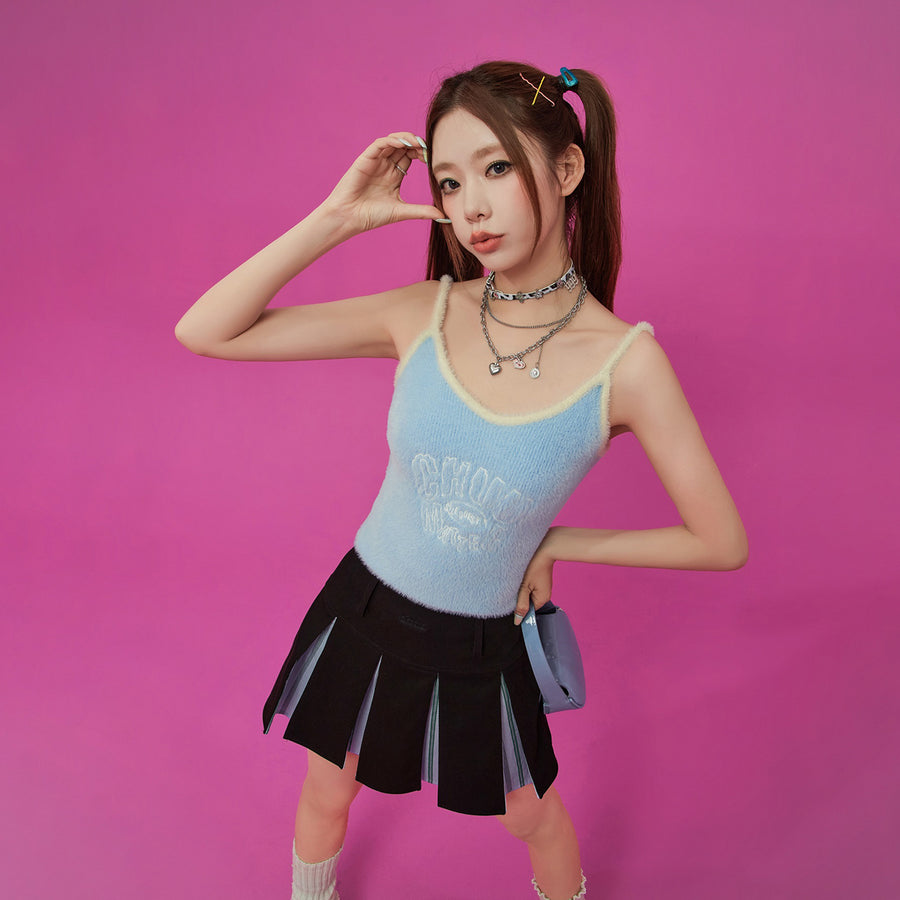 CHUU Color Matching Line Sleeveless Top