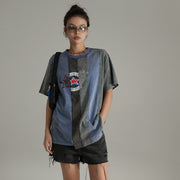 Vintage Stitched Centers Short Sleeve T-Shirt