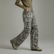 Forest Print Wide Pants