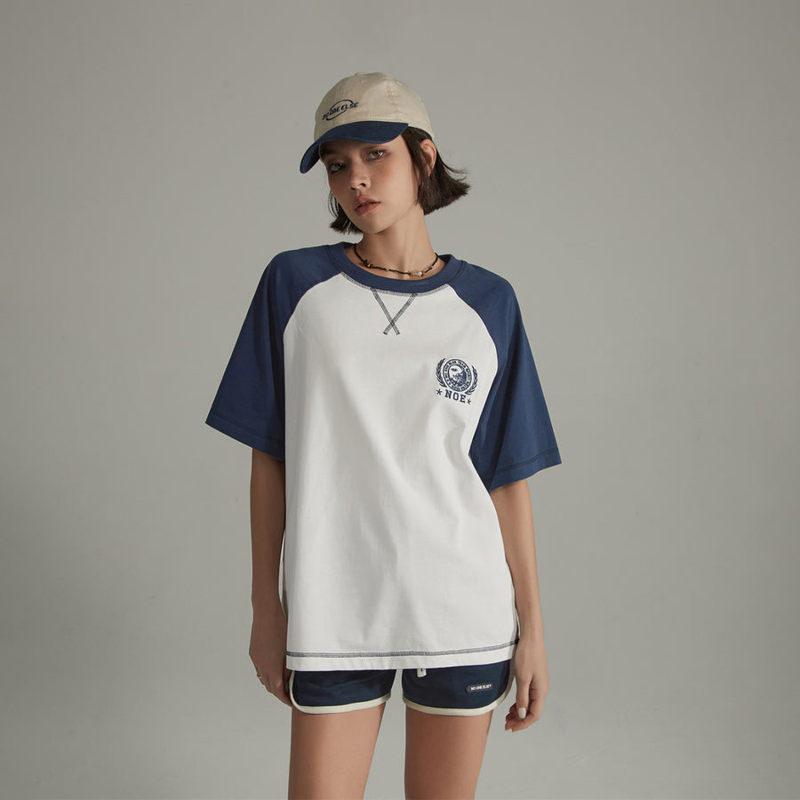 CHUU Noe Raglan Colorblocked Daily T-Shirt