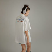 Noe Back Lettering Loose Fitting Shirt