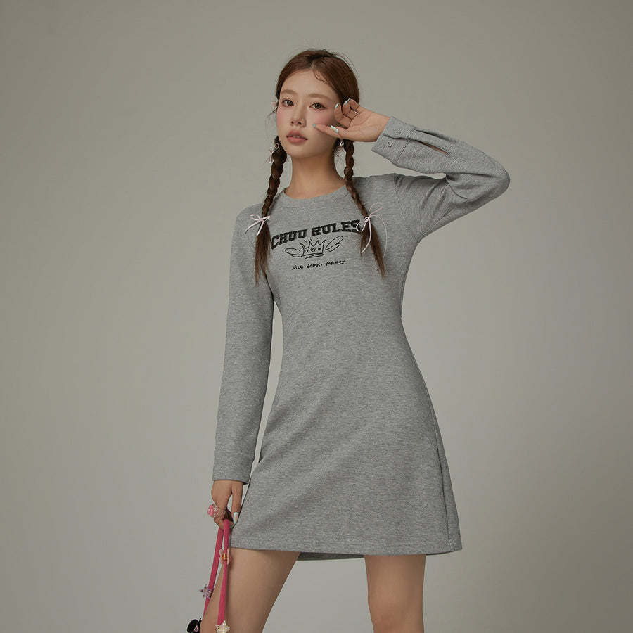 CHUU Chuur Rules Long Sleeves Dress