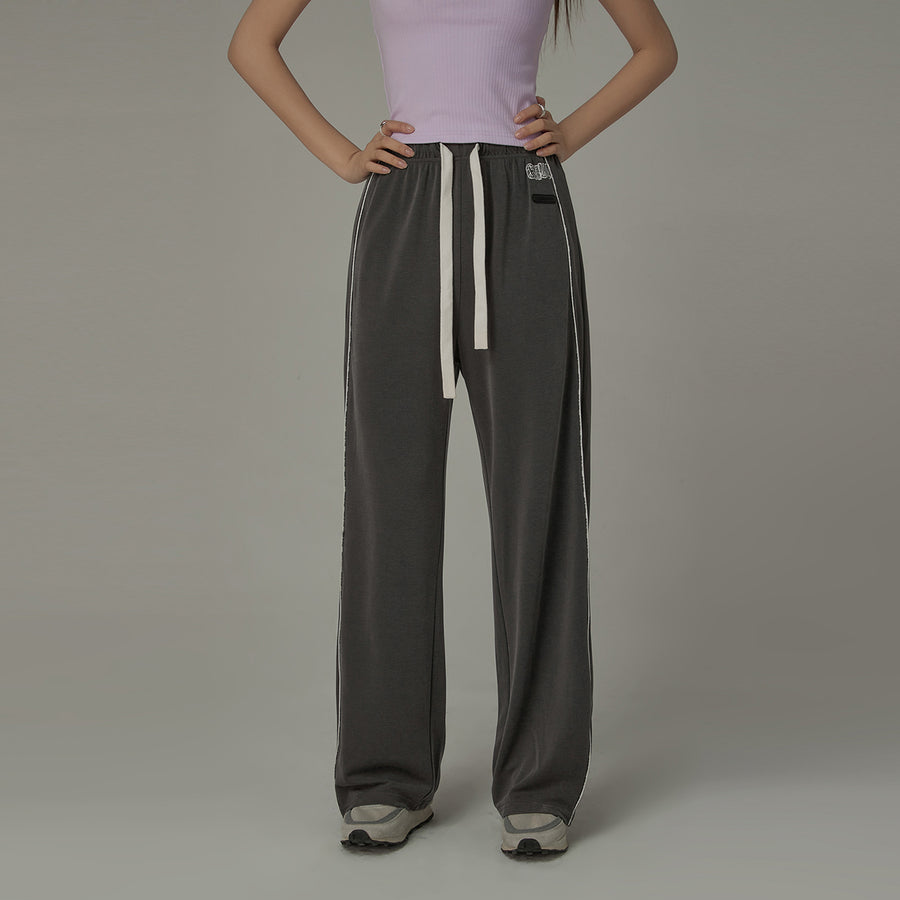 CHUU Elastic Waist?Wide Banding Casual Pants