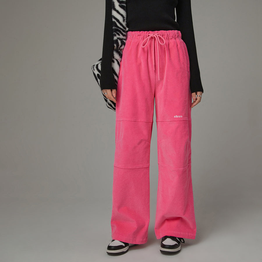 CHUU Casual String Corduroy Pants