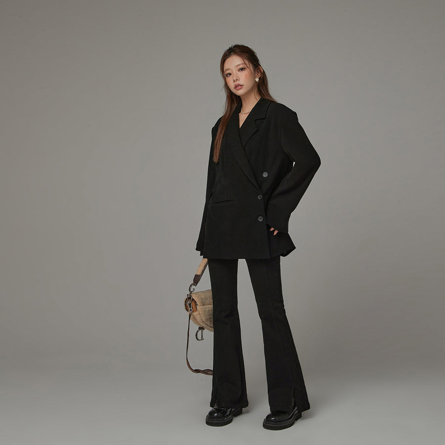 CHUU Daily Asymmetrical Blazer Jacket