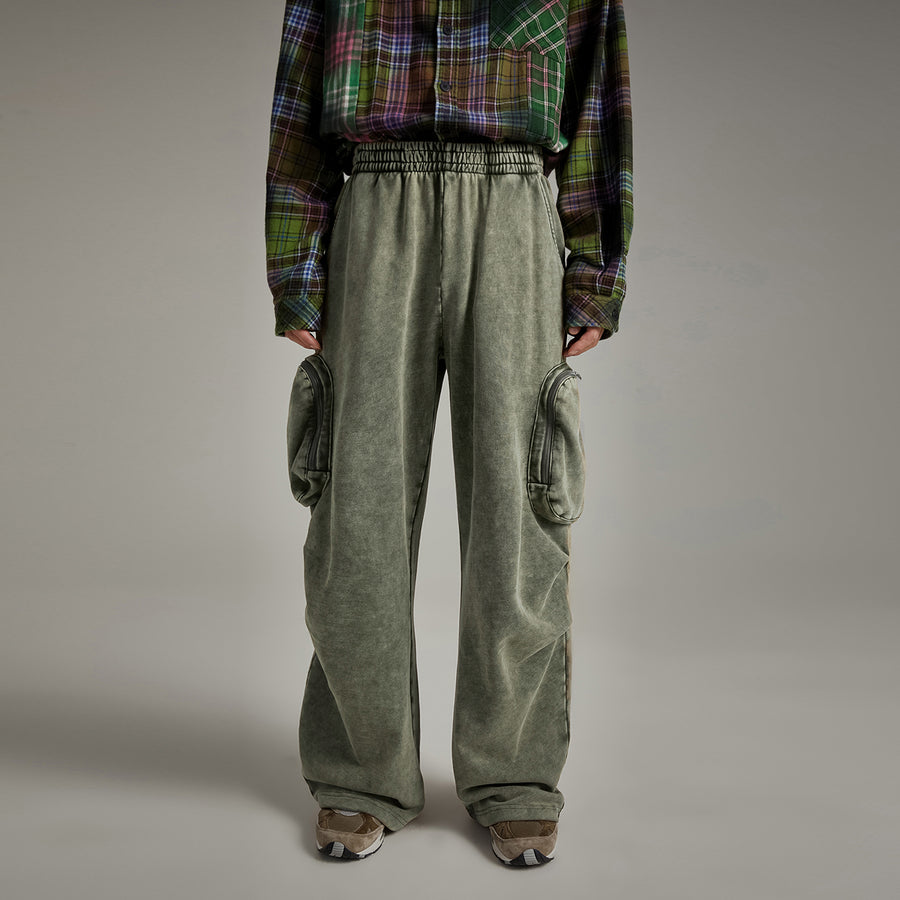 CHUU Pocket Wide Casual Pants