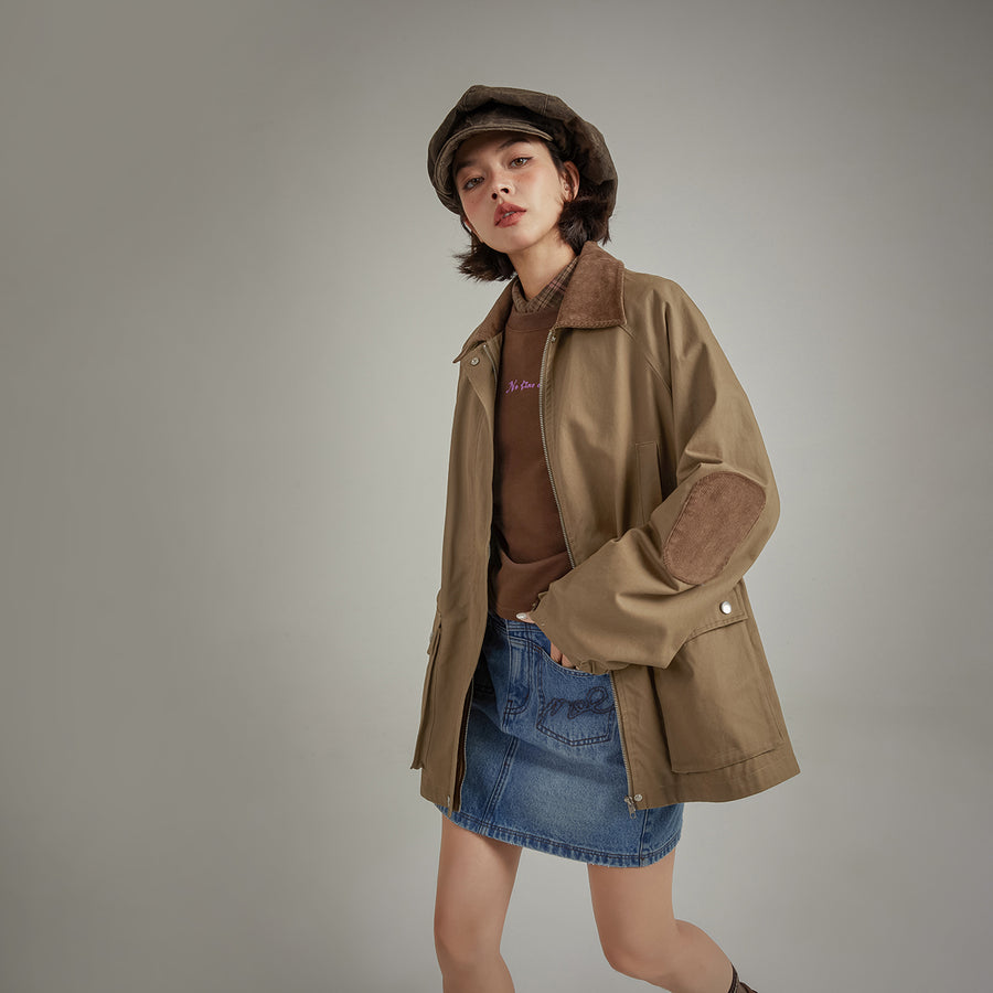 CHUU Corduroy Collar Jacket