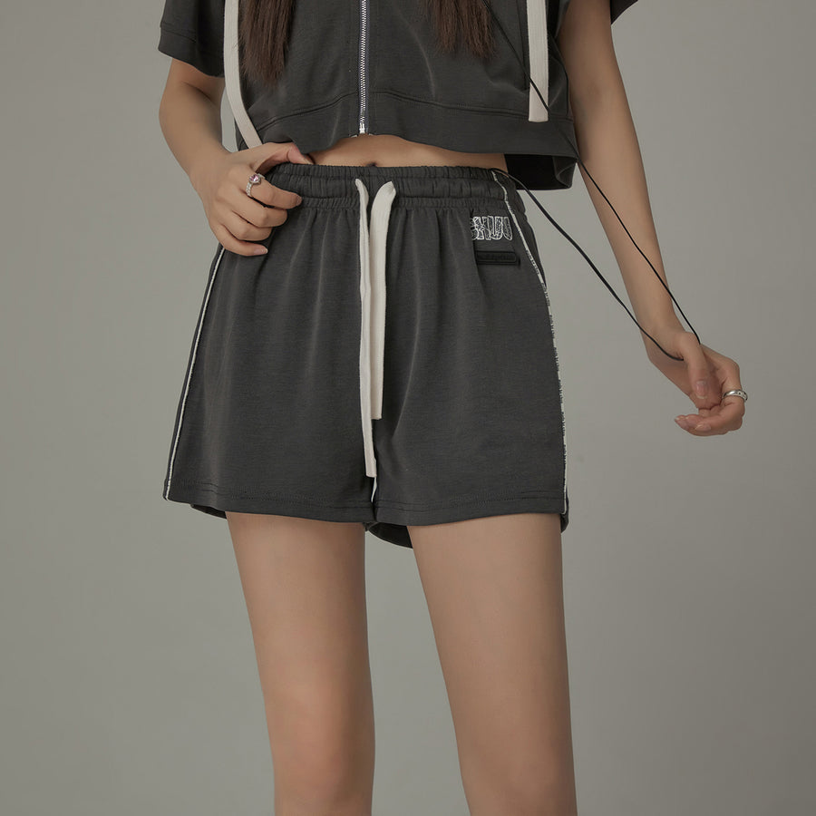 CHUU Drawstring Elastic Waist Banded Shorts