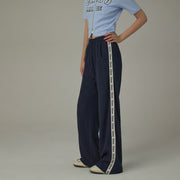 Elastic Waist Sporty Logo Sweatpants