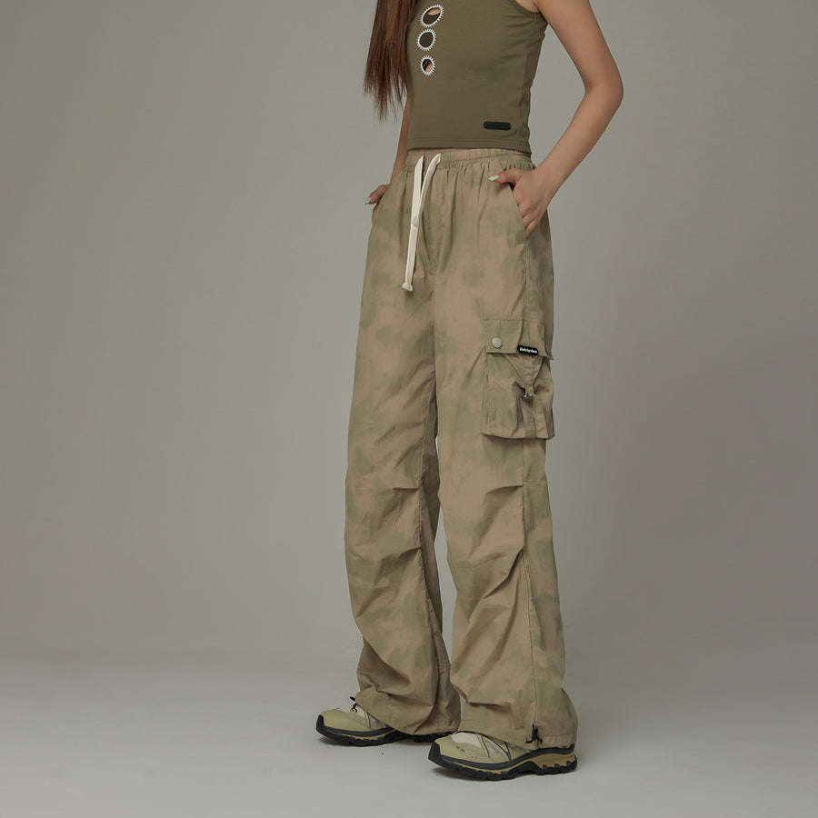 CHUU Color Cargo String Pants