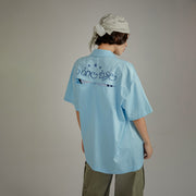 Noe Back Lettering Loose Fitting Shirt