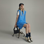 Noe Center Logo Sleeveless T-Shirt Dress