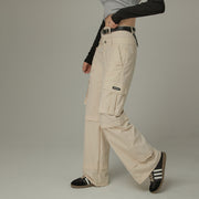 Cargo Wide High Waist Pocket Loose Casual Pants