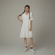 Baby Doll Frilly Collar Dress