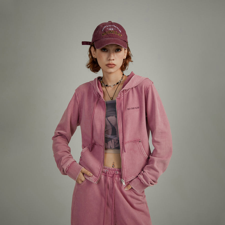 CHUU Basic Hood Zip-Up