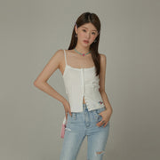 Embroidery Lace Sleeveless Top