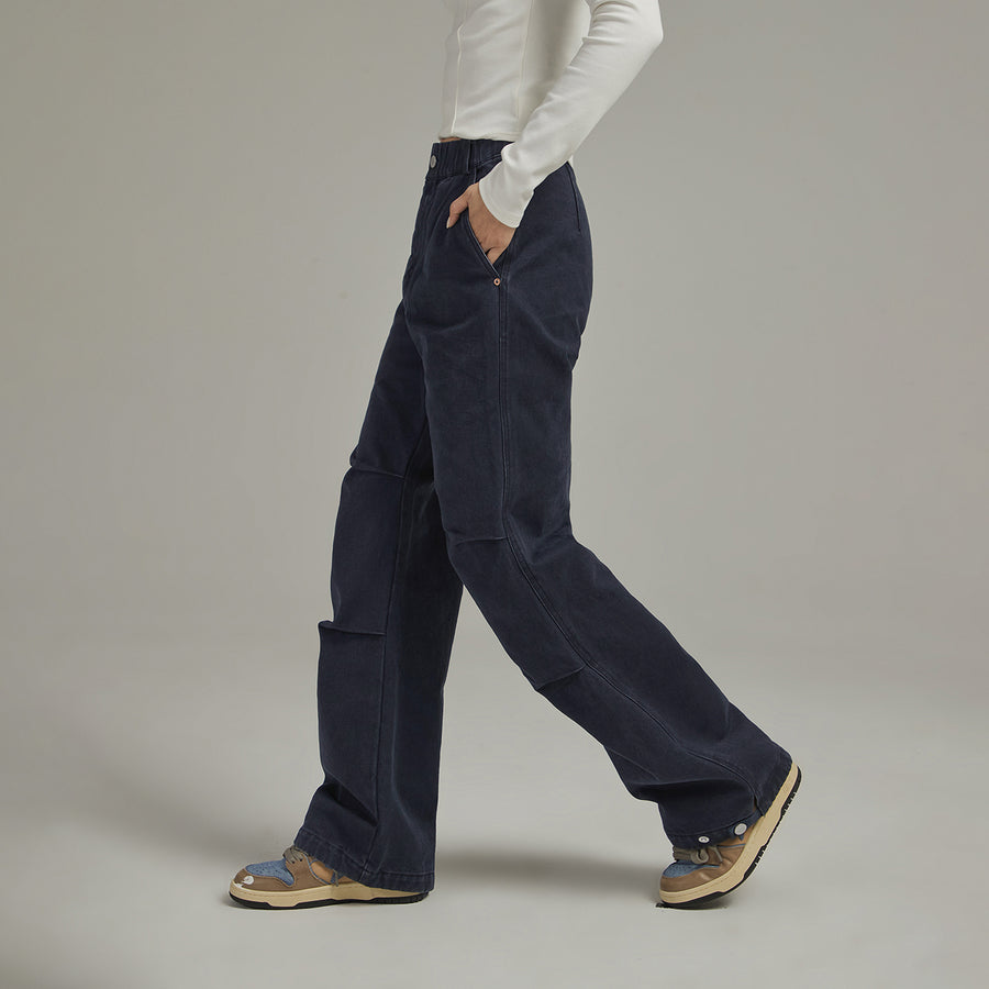 CHUU Casual Elastic Waist Wide Pants