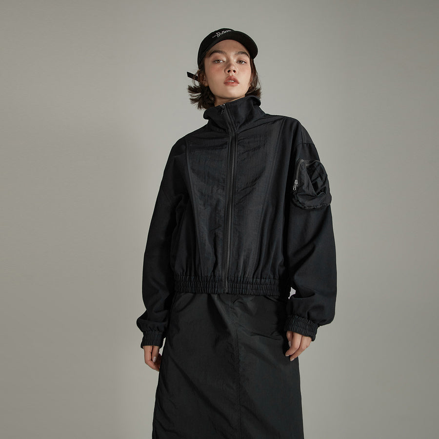 CHUU High Neck Pocket Jacket