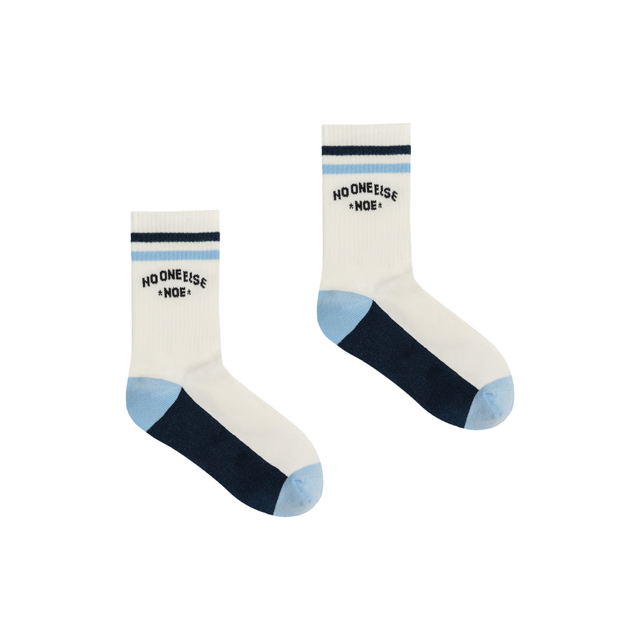 CHUU Daily Lettering Color High Socks
