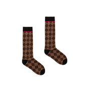 Argyle Color High Socks