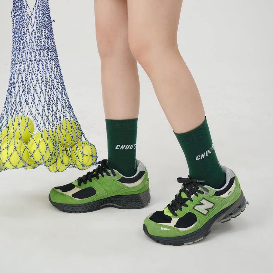 CHUU Size Doesnt Matter Color Matching High Socks