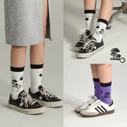 Mushroom Color High Socks