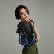 Half Moon Noe Colorblock Line Shoulder Bag