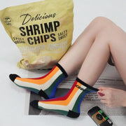 Rainbow Lined Socks