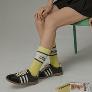 Logo Colorblocked High Socks