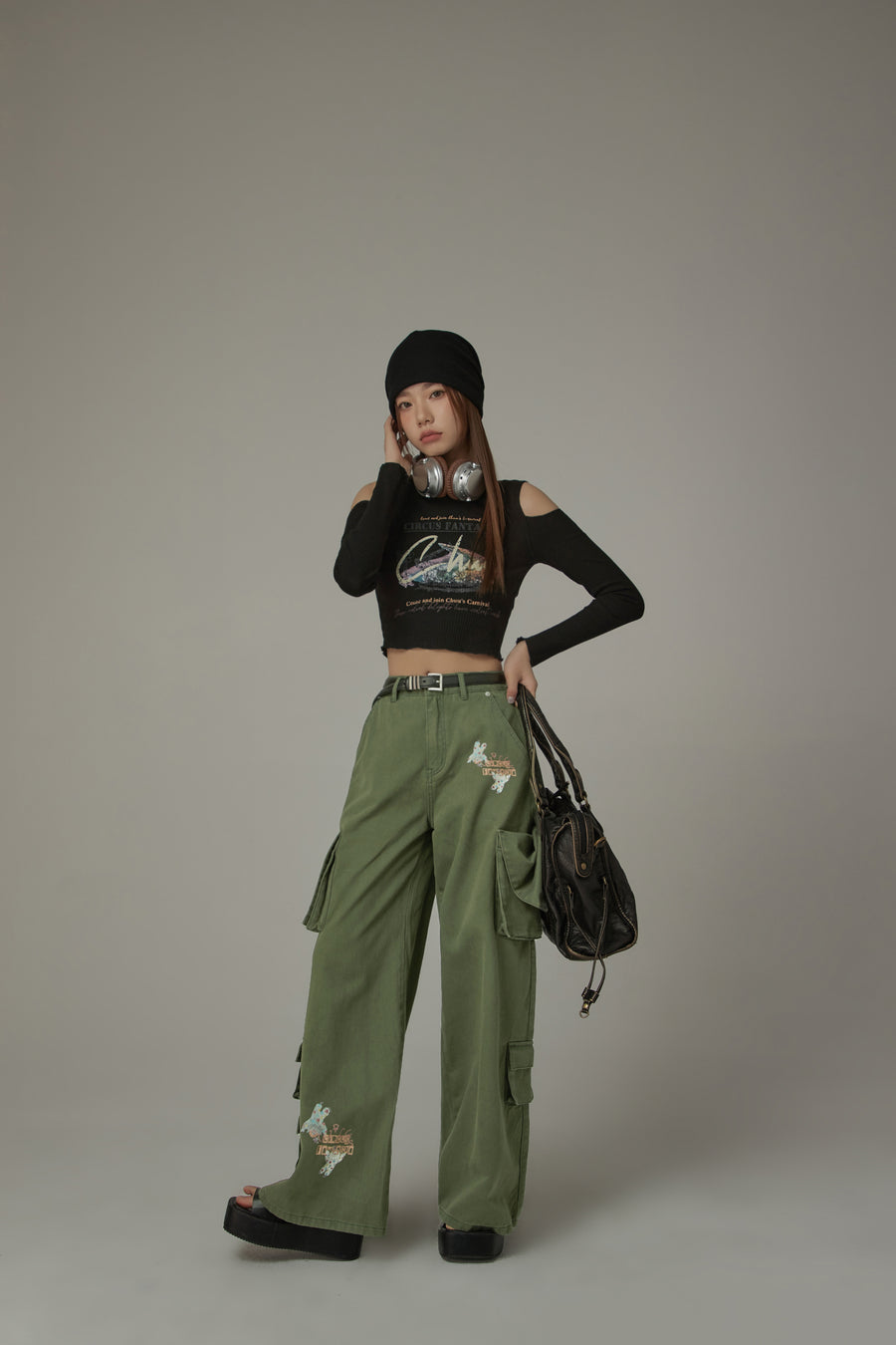 CHUU Wide Cargo Pants