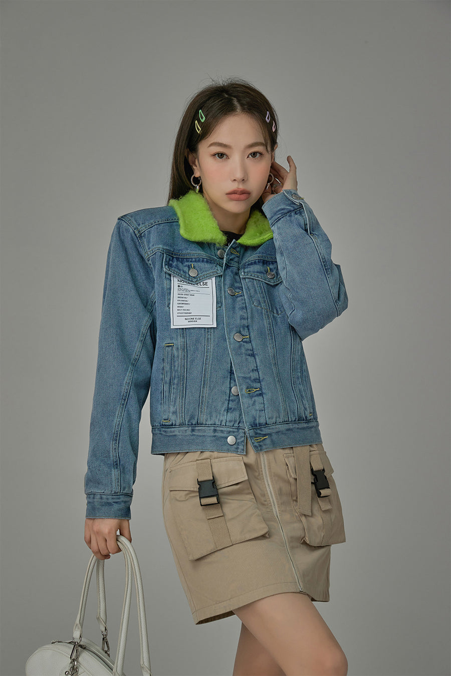 CHUU Explore Yourself Denim Jacket