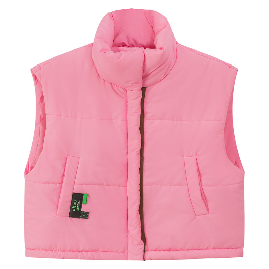 CHUU Pretty Pinky Winter Padded Vest