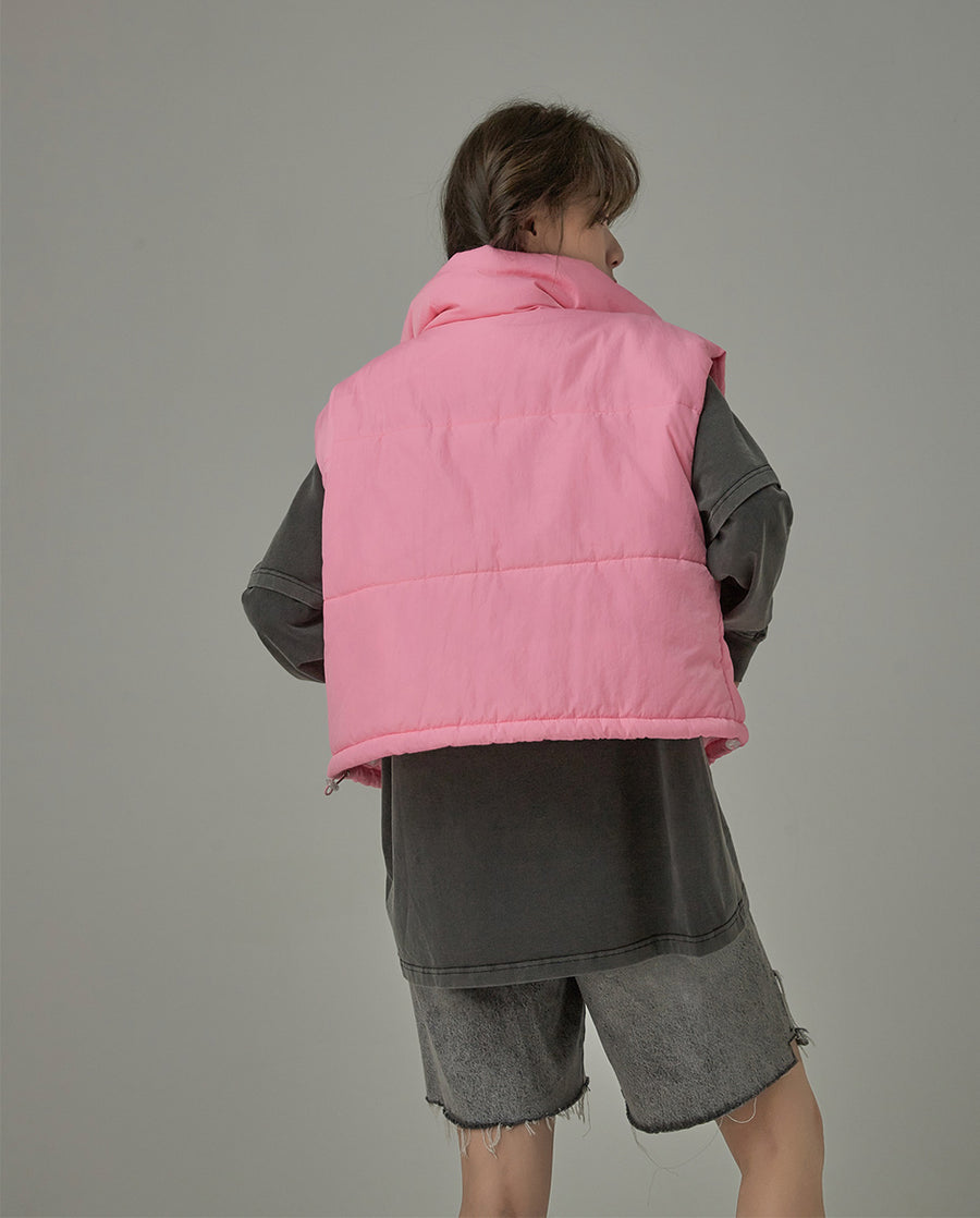 CHUU Pretty Pinky Winter Padded Vest