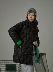 The Power Of Silence Quilted Padded Jacket