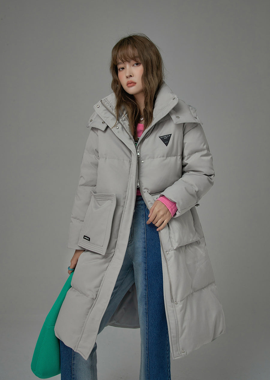 CHUU Sharing Passion Long Padded Coat