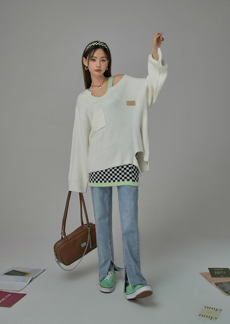 CHUU Sugar Vibes Knit Sweater