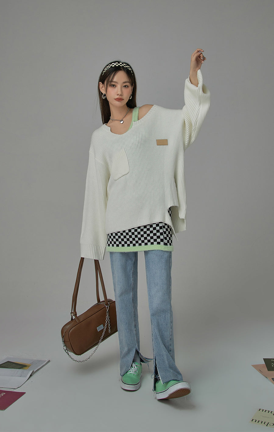 CHUU Sugar Vibes Knit Sweater