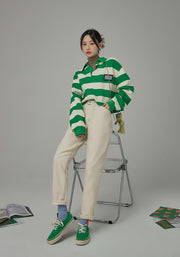 Here We Go Again Stripes Sweatshirt