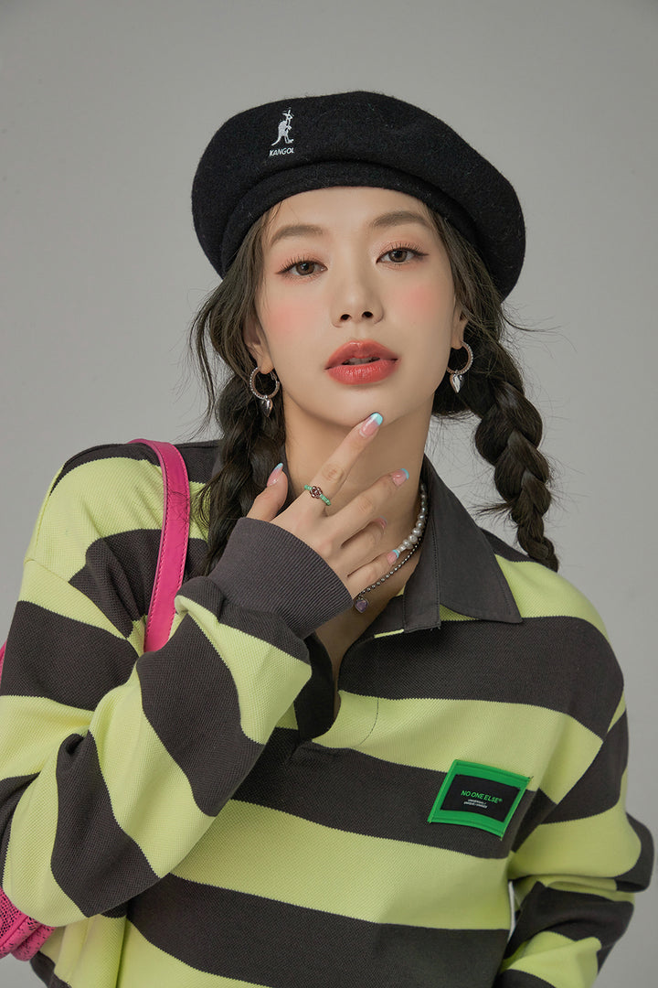 Here We Go Again Stripes Sweatshirt